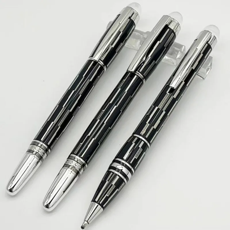 جديد متعدد MB الأسود الراتنج رقعة الشطرنج كريستال ستار رولربال جل قلم حبر جاف تصميم فريد مكتب مع الرقم التسلسلي