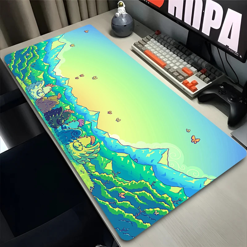 Mouse Pad PC Non Slip Rubber S-stardew Valley Mousepad Laptop Gamer Cabinet Keyboard Pad Office Computer Gaming Desk Mouse Mat
