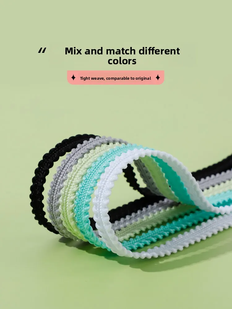 أربطة ميكرو فضفاضة لأحذية لي-نينغ فلاينج إلكتريك 4C الرياضية، أحذية ماراثون مضادة للانزلاق، حبل شعير مسطح ذو أسنان منشارية لل...