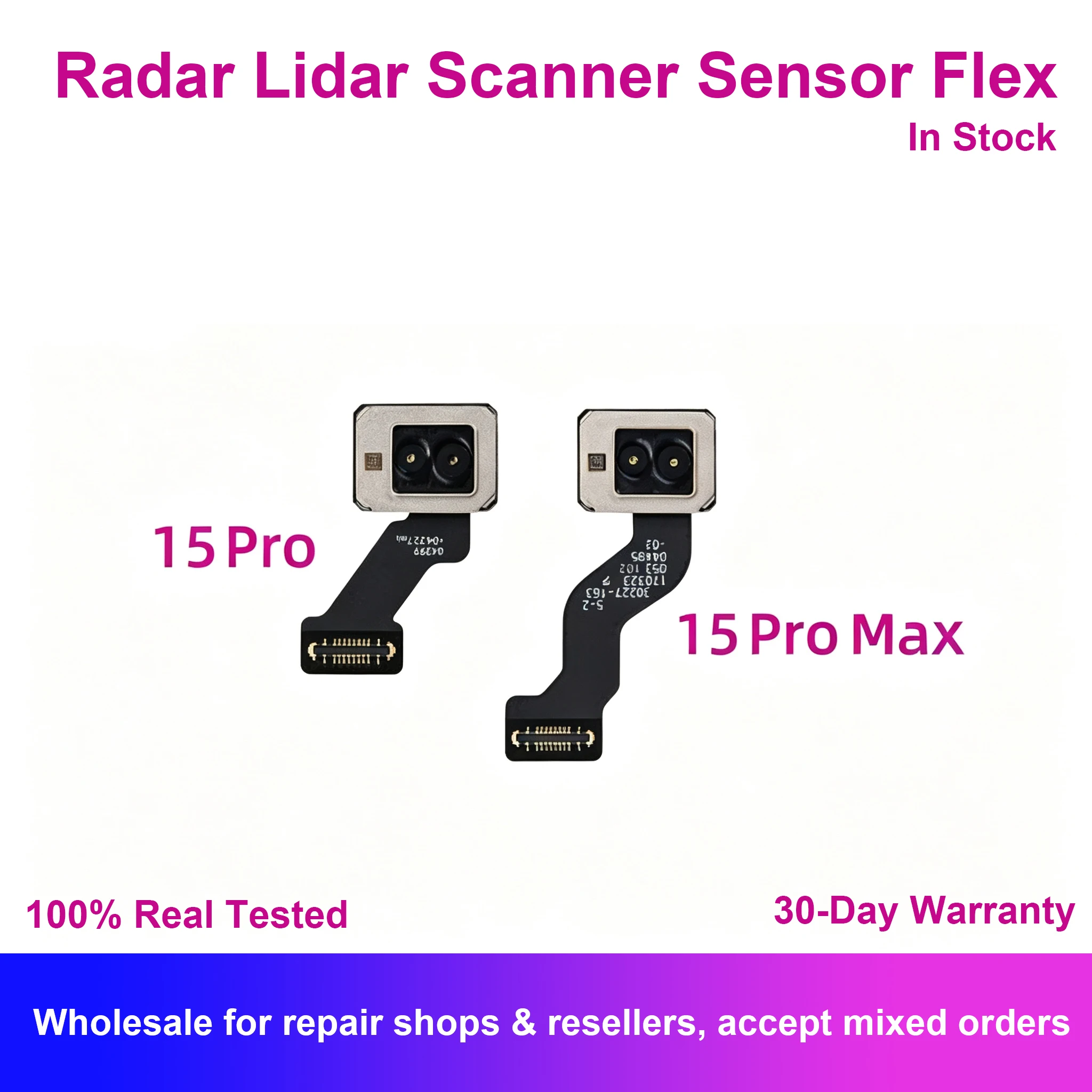 Radar Lidar Scanner Sensor Antenna Flex Cable for iPhone 15 Pro Max Range Finder Replacement Repair Parts