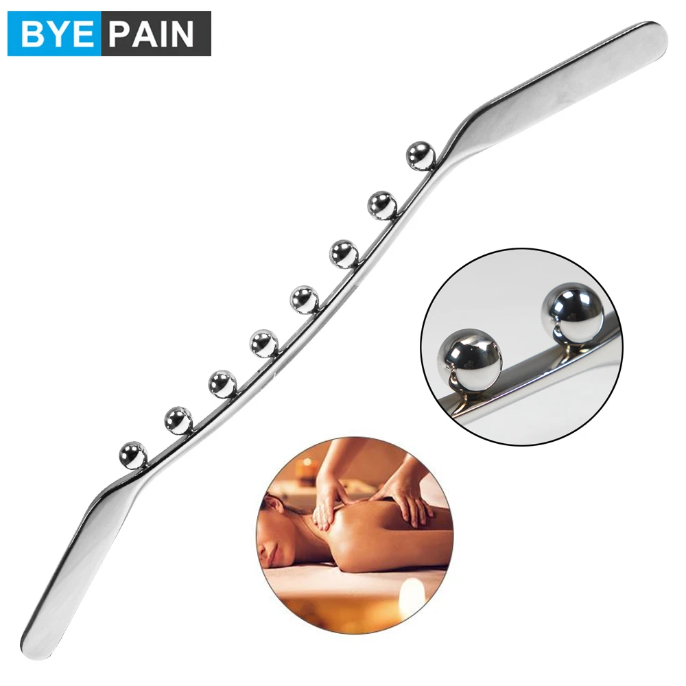 1Pcs Stainless Steel Therapy Lymphatic Drainage Massage Roller Stick Tools,Myofascial Release Tool Stomach Cellulite Massager