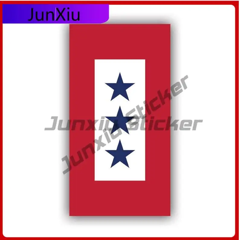 

3 Blue Stars Service Flag Sticker Uv Protected Decalsarmed Forces Three Served Car Sticker Vinyl Decal Waterproof Durable For