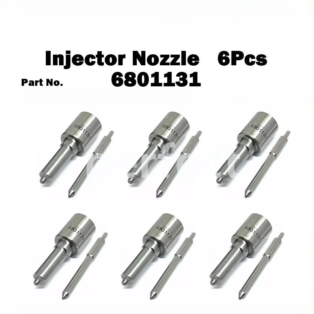 For Case Cummins 6BT 6CT 6760429 6760529 6760531 6x Fuel Injector Nozzle 6801131