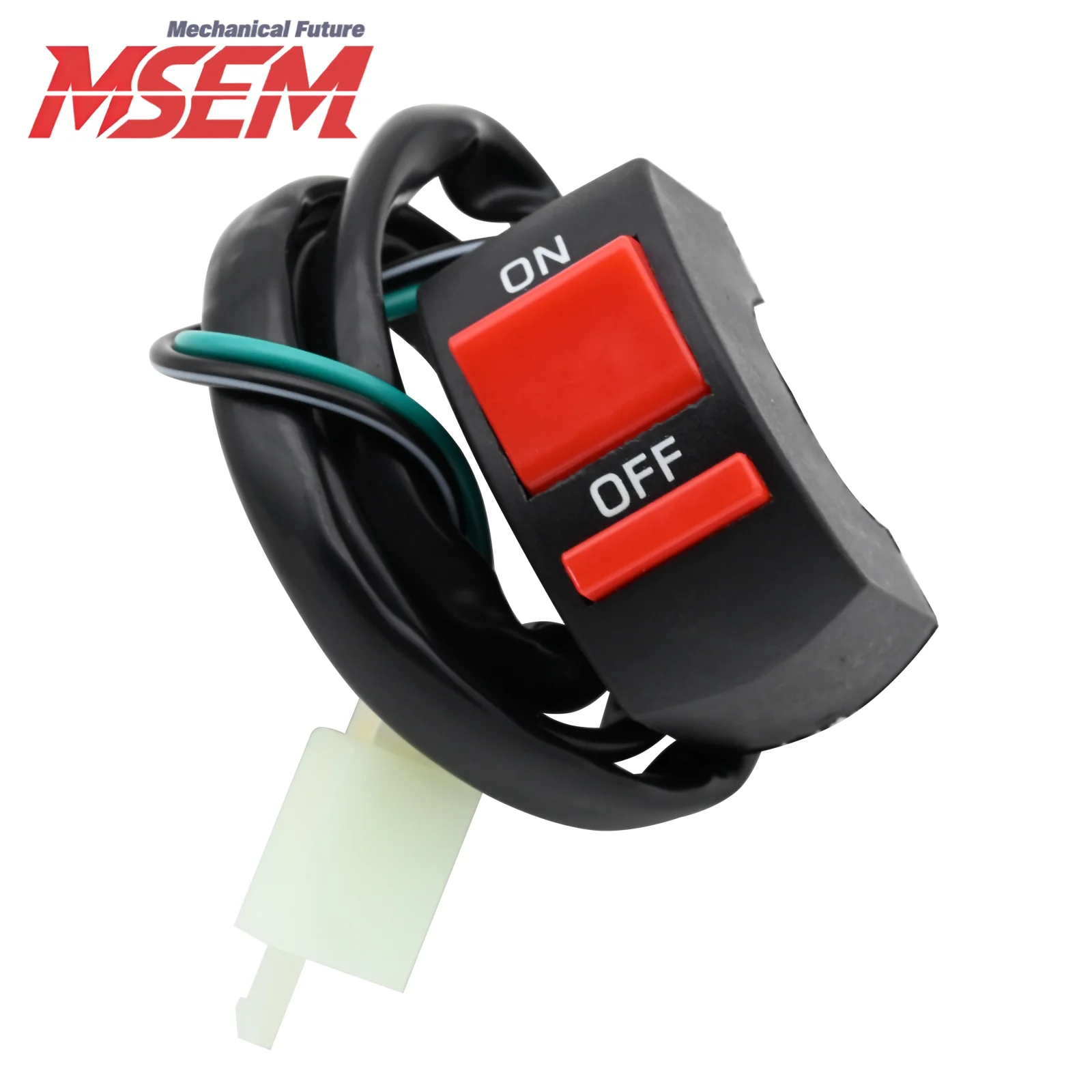 Motorcycle Handlebar Flameout Switch Motorbike ON OFF Button for Moto Bike Headlight Signal Lamp Universal Control Buttton 12V