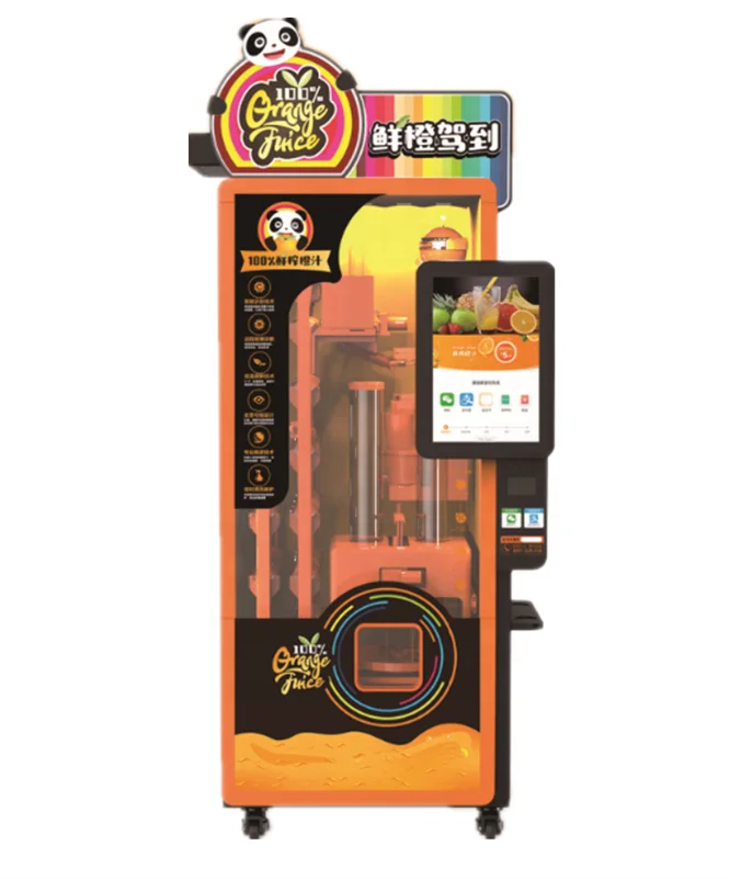 Commercial Orange Juice Vending Machine Automatic With LED