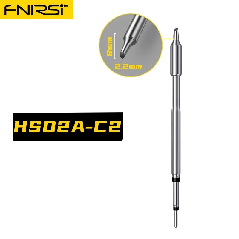 FNIRSI HS-02 سلسلة ملحقات رأس مكواة اللحام، B2 C2 HS-02A/B، ملحقات حامل مكواة لحام كابل الطاقة Cc