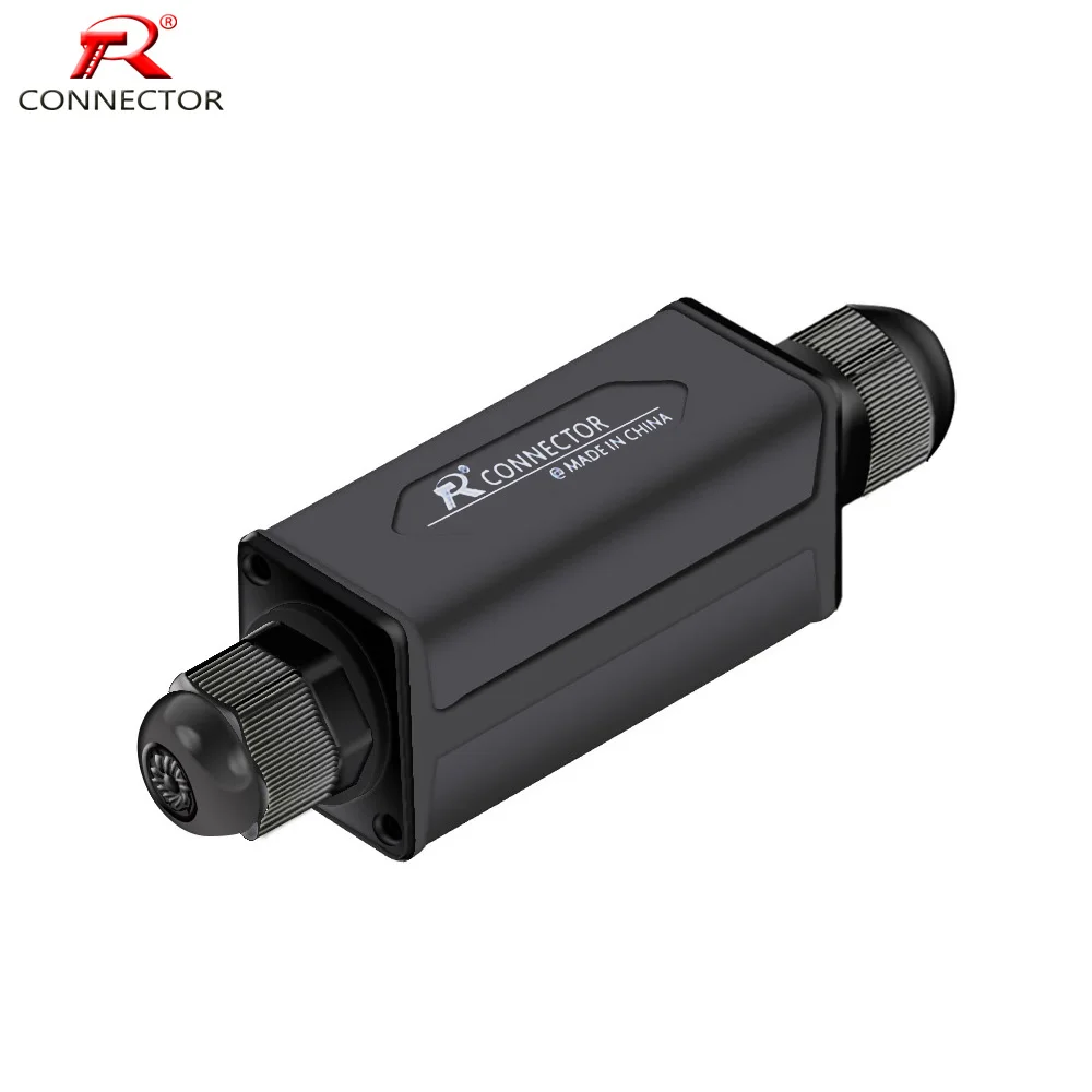 Wasserdichte Kabelverschraubung, elektronische Technikbox, Powercon-Kupplungen, Verlängerungsstecker, Gehäuse mit 4–8 mm PG9-Kabeleingang
