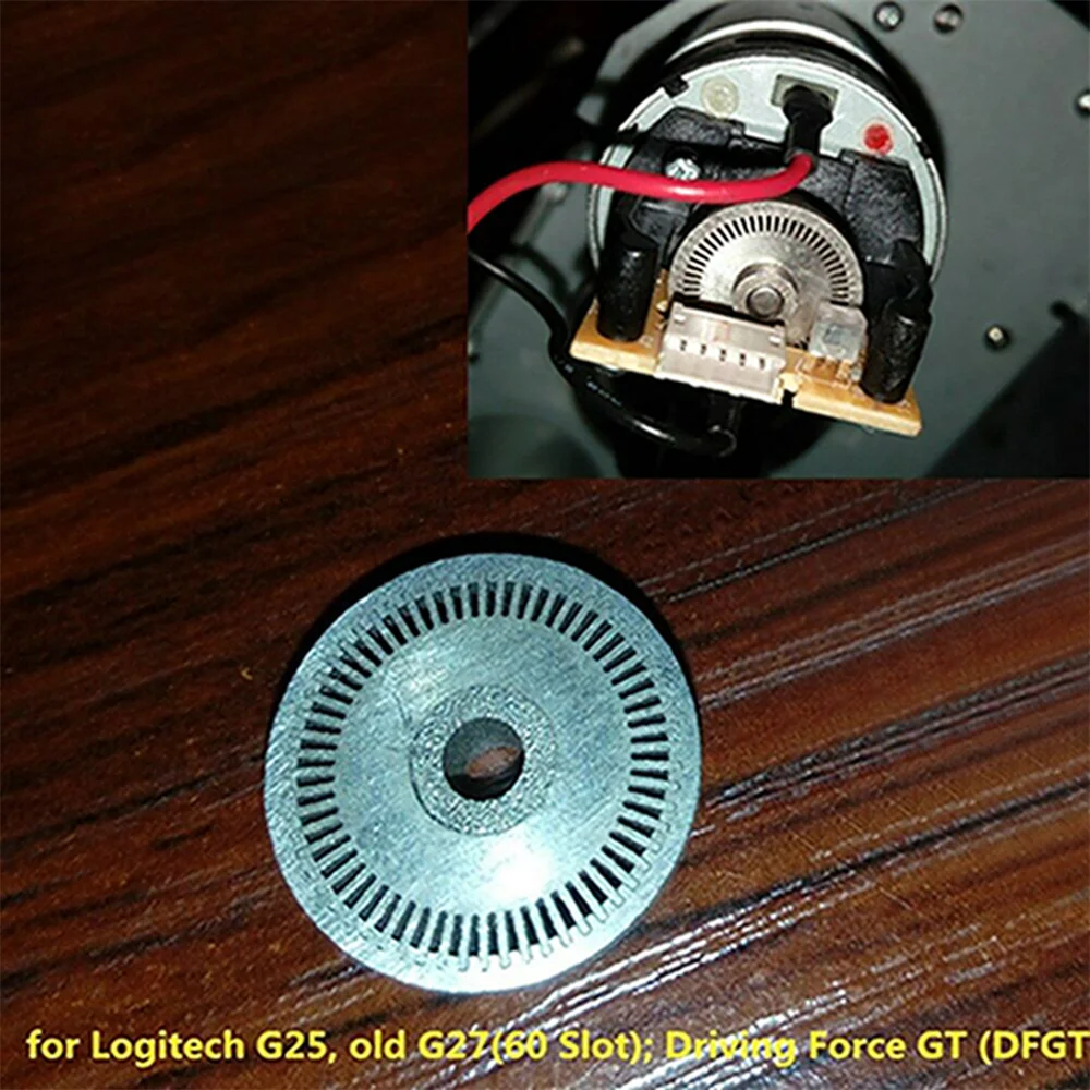 60 Slot Steering Wheel Optical Encoder for Logitech G25/Old Version G27 Driving Force GT Accessories