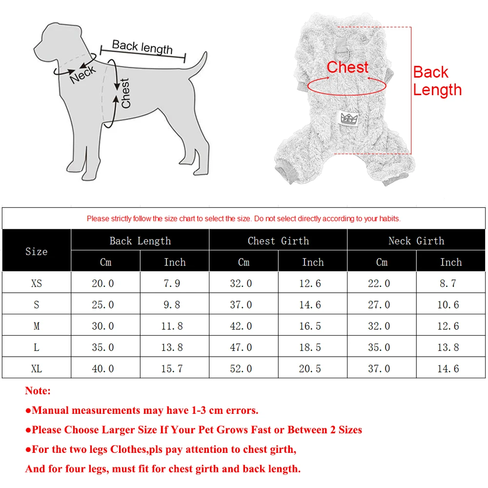 Fleece Pet Jumpsuit 6