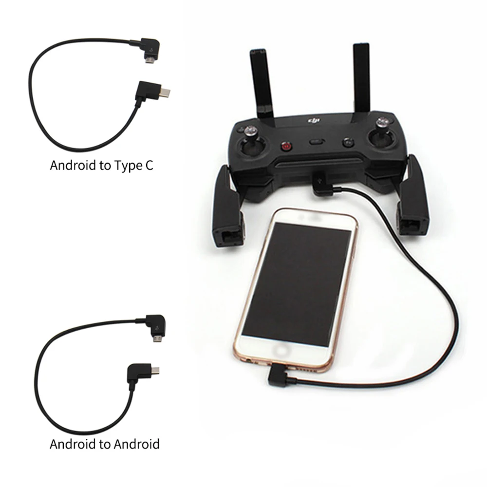 1PCS Micro-Port Cable for DJI Xiao SPARK Royal MAVIC PRO Air Drone Remote Control Data Cable Tablet Phone Adapter