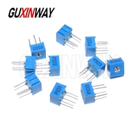 10PCS 3362P Series Resistance 101 201 501 102 202 502 103 Trimpo Trimmer Potentiometer 3362 500R 1K 2K 5K 10K 20K 50K 100K 1M