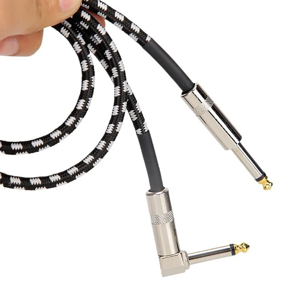 6,35 mm Audiokabel TRS 1/4 Zoll 6,5 mm Audiokabel für E-Gitarre Bass 1,5 m 3 m vergoldetes, abgeschirmtes, geräuscharmes Klinkenkabel – Detail 6