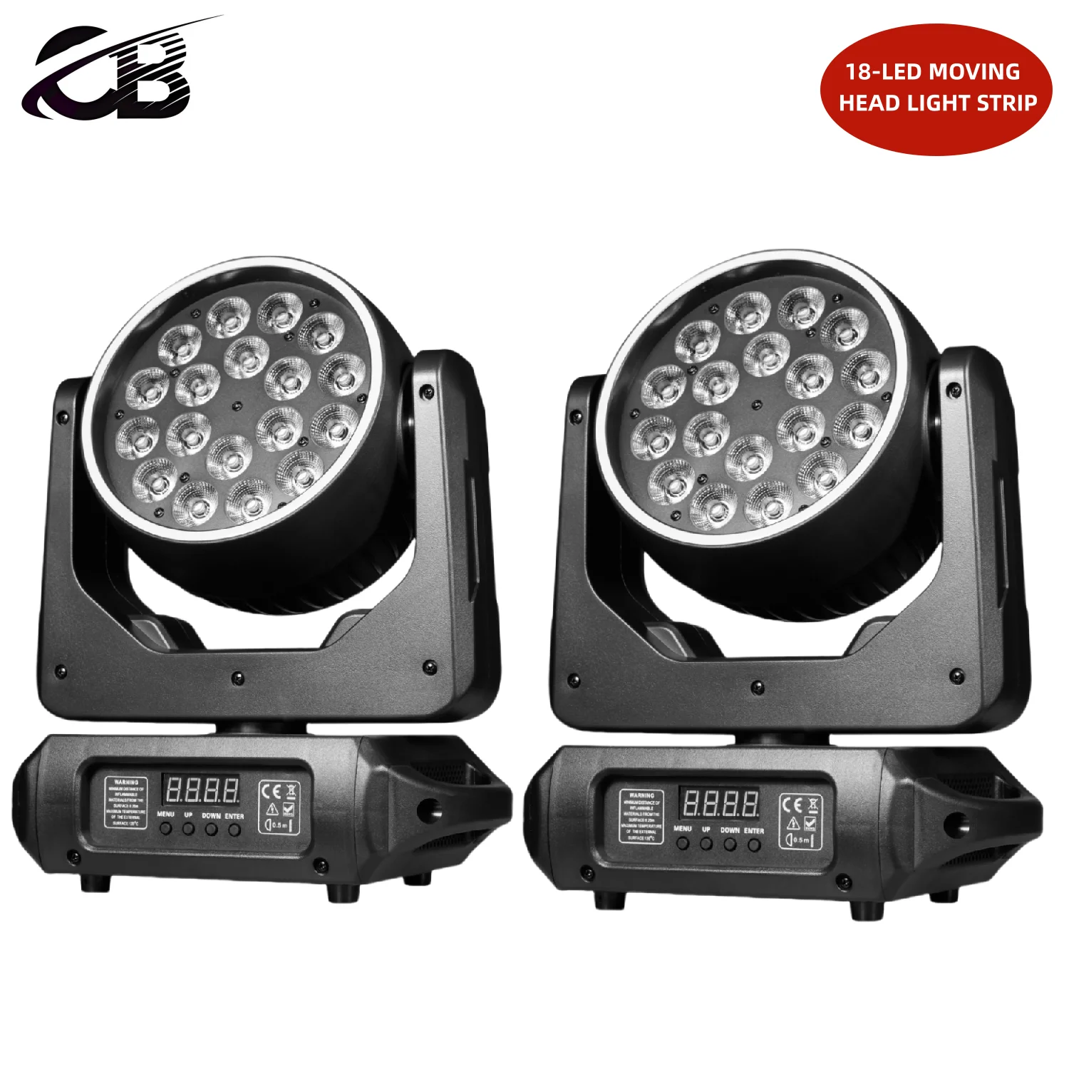 2pcs/ 18-led moving head light strip rgbwmoving led washing wall light /led par spot light Professional stage dj lamp