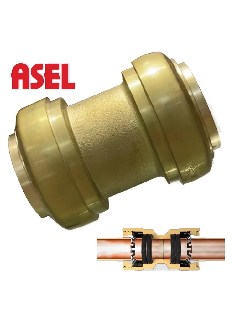 HVAC quick connect fittings, 1/4"-1/4"   900 PSI push to connect, air conditioning connectors,  high pressure HVAC