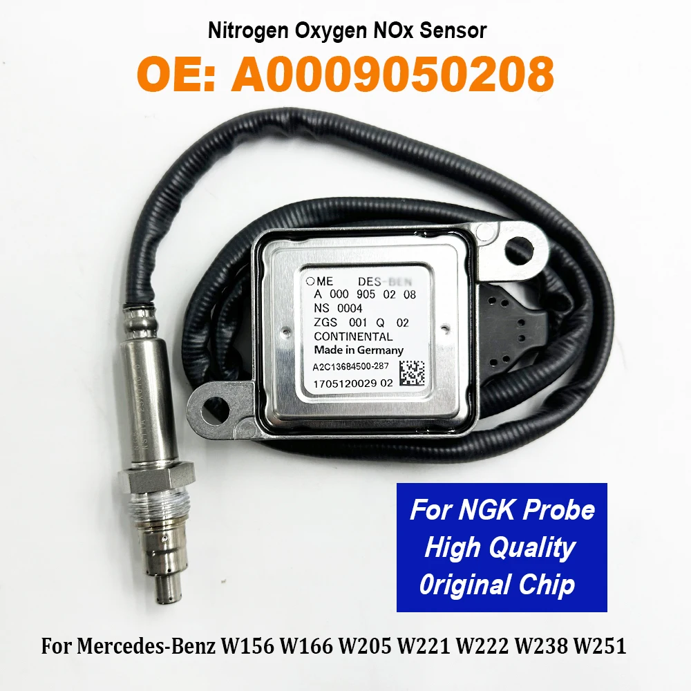 

A0009050208 High Quality for NGK Probe NOx Sensor A0009052909 0009050208 For Mercedes Benz GLC X253 C253 W253 W166 W205 W212