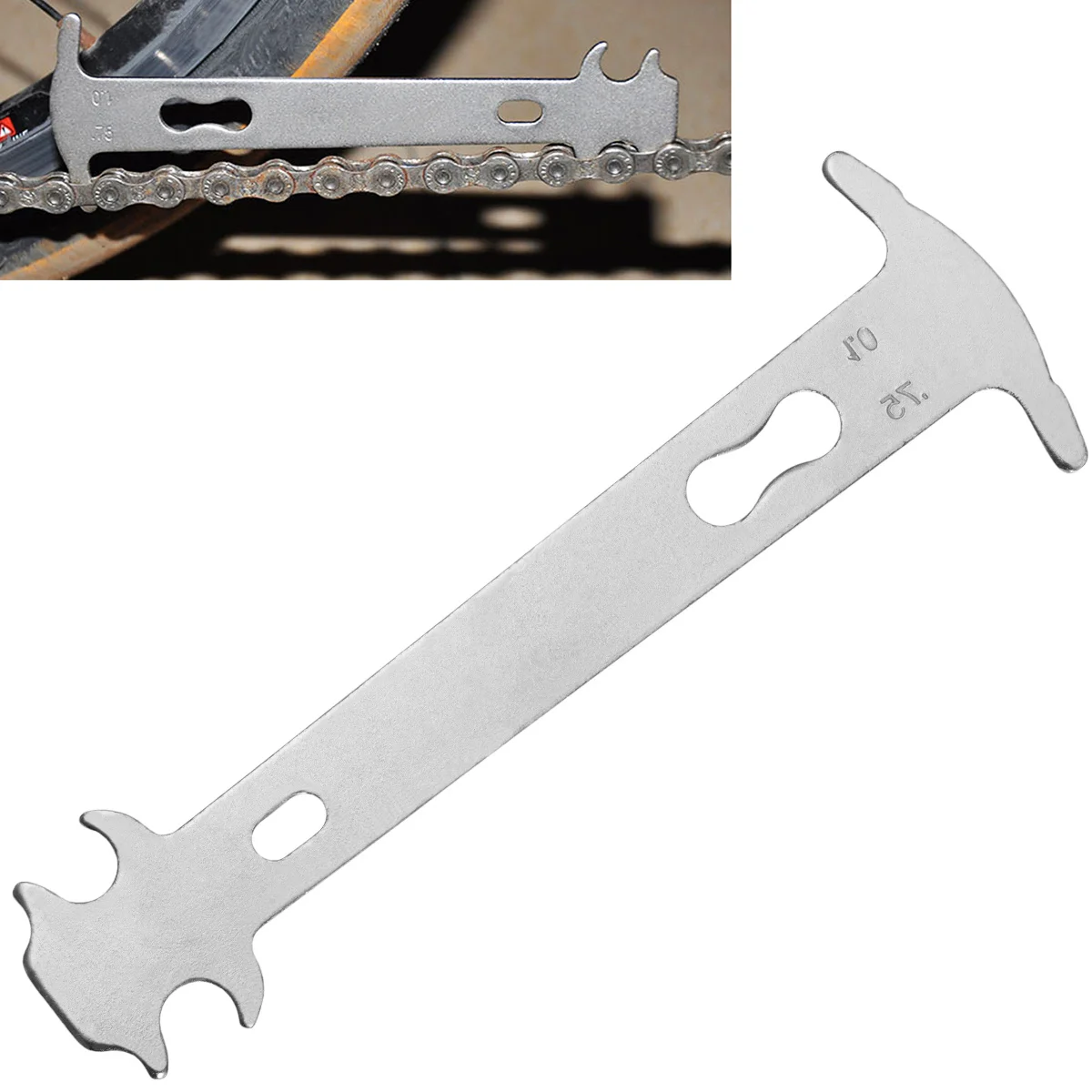 

Bike Chain Mini Size Portable Tool Chain Indicator Easy Use Repair Checker Compatible Chains Portable Bike Tool
