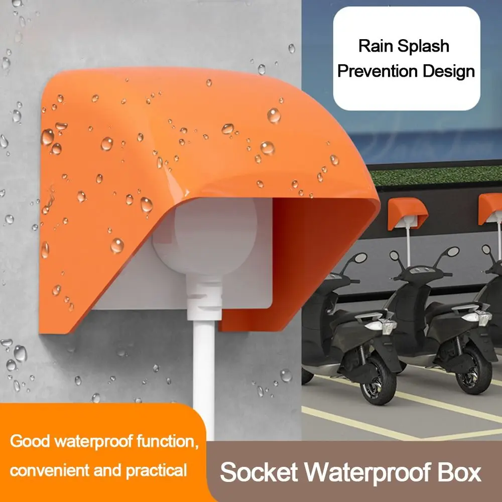 Box Power Outlet Supplies Outdoor  Waterproof Box Switch Protective Cover Protection  Electric Plug Rainproof Cover