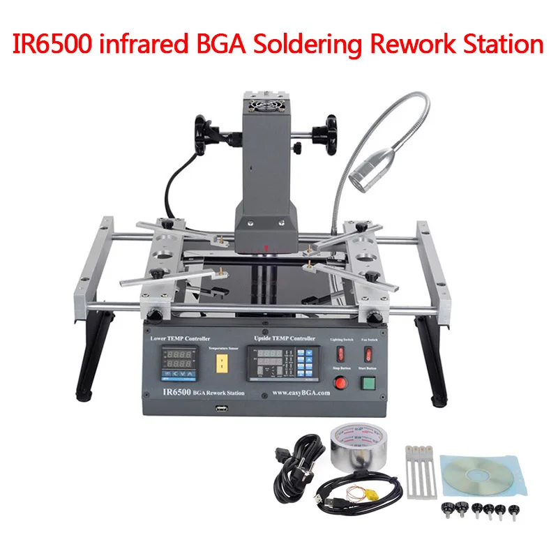 

ACHI IR6500 Infrared BGA Soldering Rework Station For Motherboard Chip PCB Refurbished Repair System Solder Welding Machine