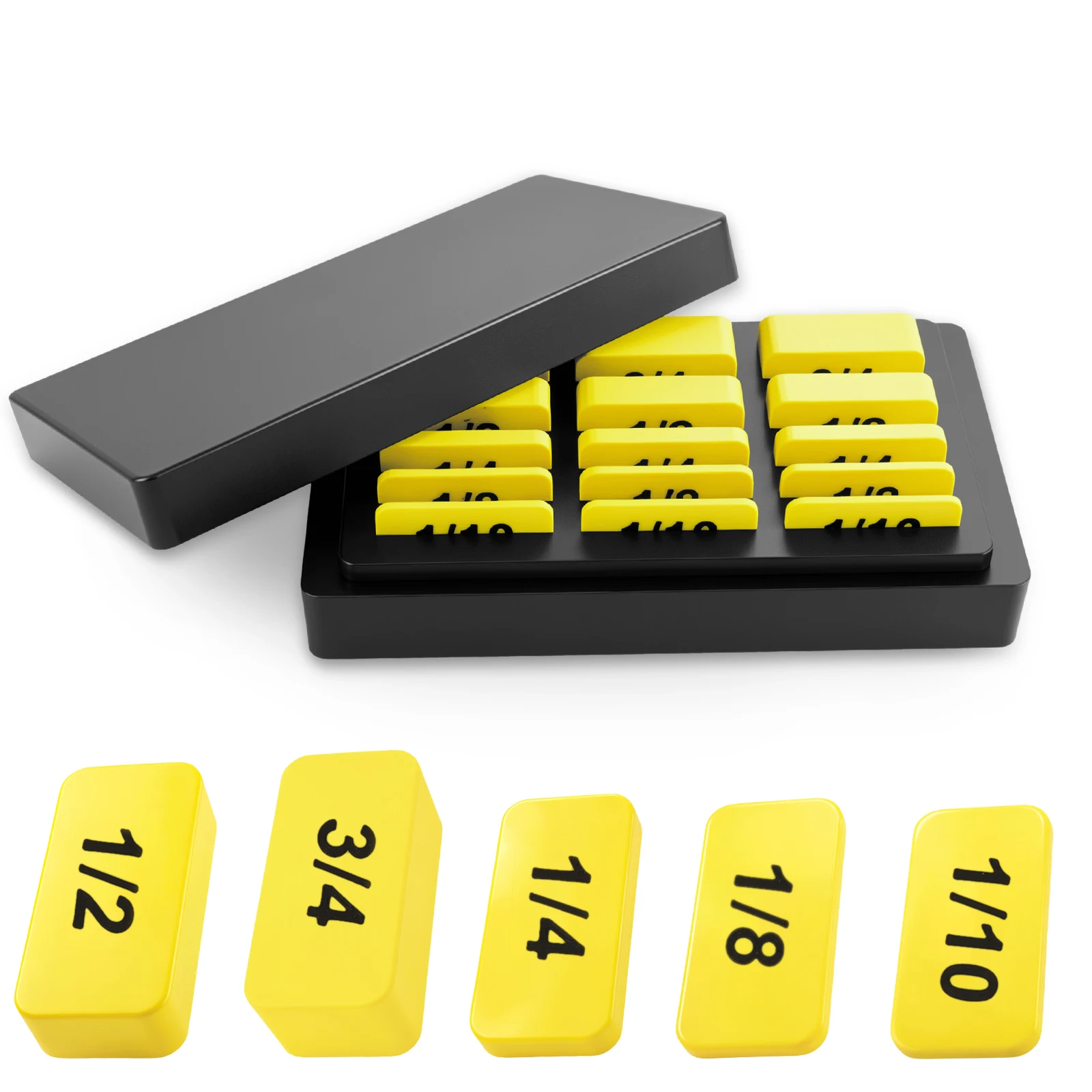 Woodworking Setup Blocks 15Pcs Spacer Blocks 3/4 1/2 1/4 1/8 1/10 Inch Stackable Gauge Blocks For Router Table Saw Fence Setup