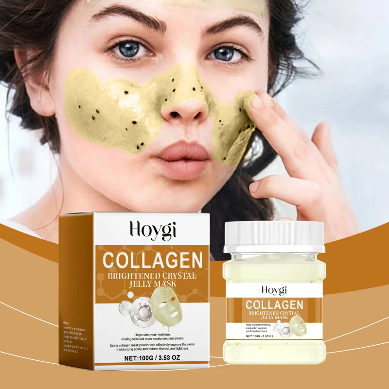 

Collagen Moisturizing Mask Powder – Reduces Spots Fine Lines Hydrates Boosts Skin Glow Locks Moisture Enhances Elasticity