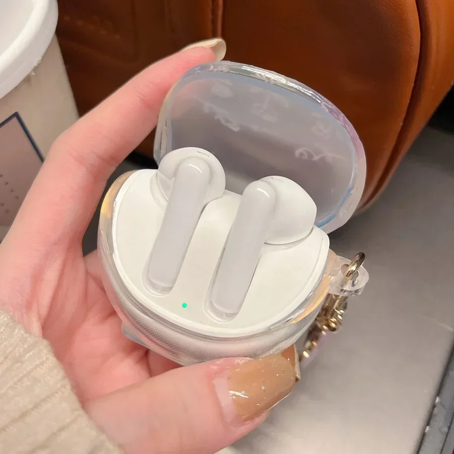 For OPPO Enco AIR 3 / R2 / r3 case Flower colour pattern Silicone Transparent Earphone Cover for OPPO Enco R2 case