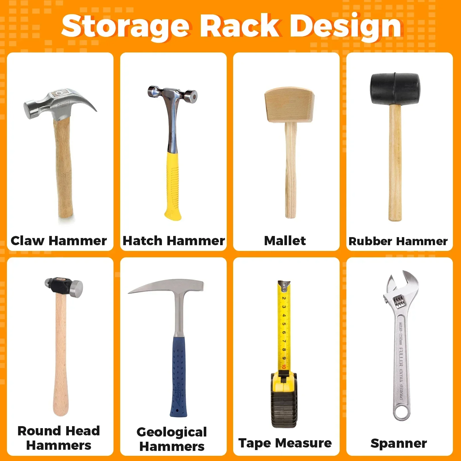 Wrench Storage Bags Hammer Double Holes Hammer Belt Holder Leather Pocket Tool Bags for Belt Cowhide Hammer Loop Hammer Holster