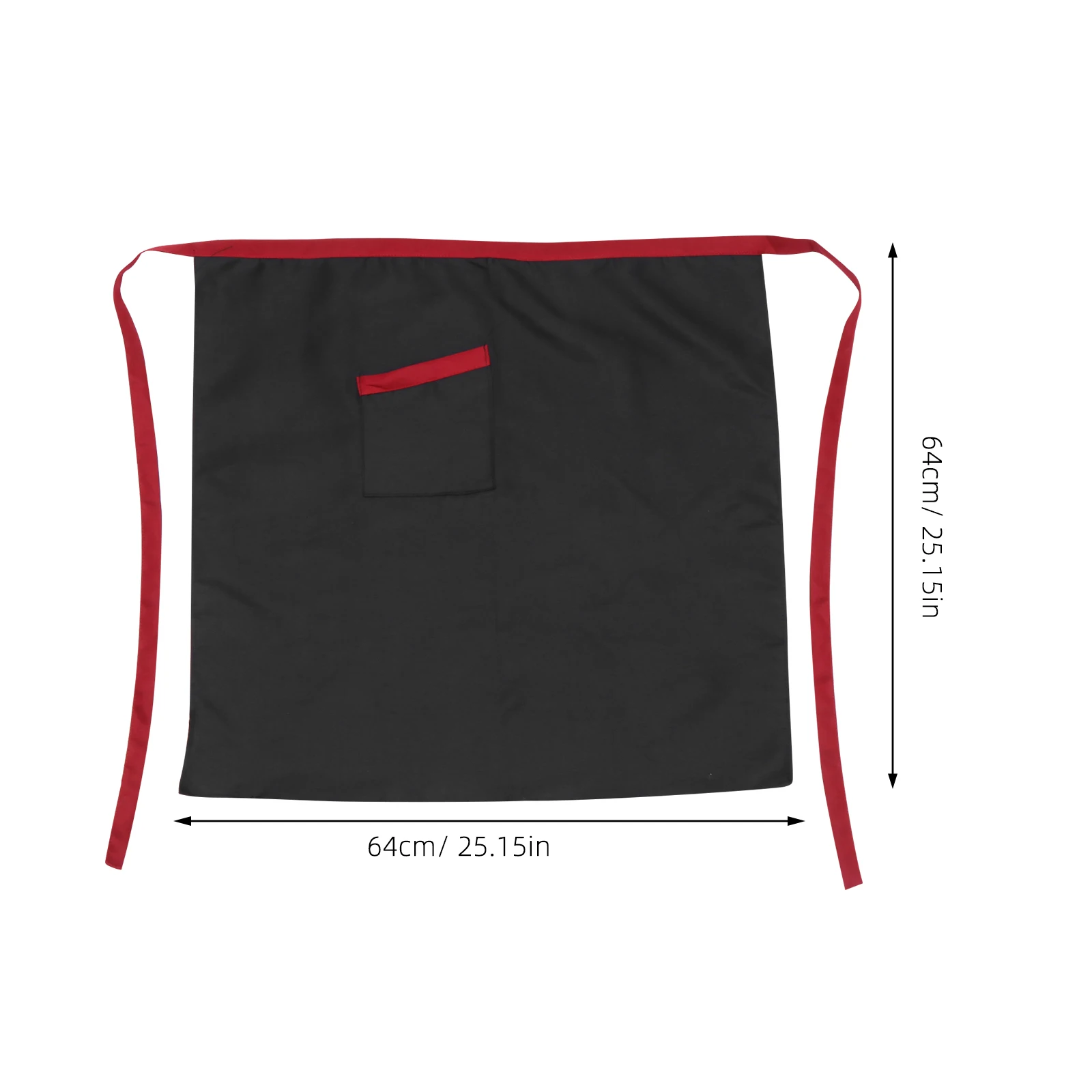 

Half-Length Kitchen Apron for Men Women Chef Waiter Waitress Catering Hotel Restaurant Pub Café Staff Clothing Pocket