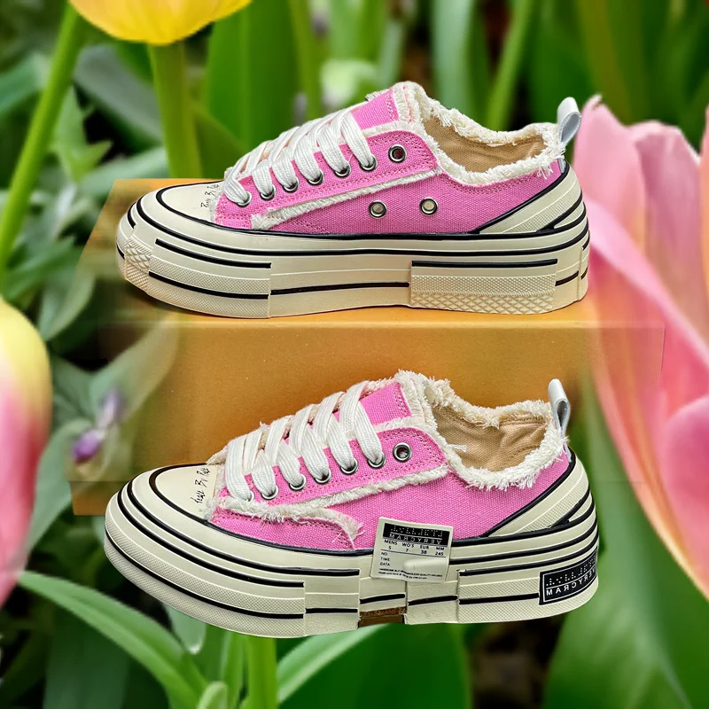 

Low cut women's canvas shoes comfortable breathable a must-have for young people commuting Basketball shoes rebound cushioning