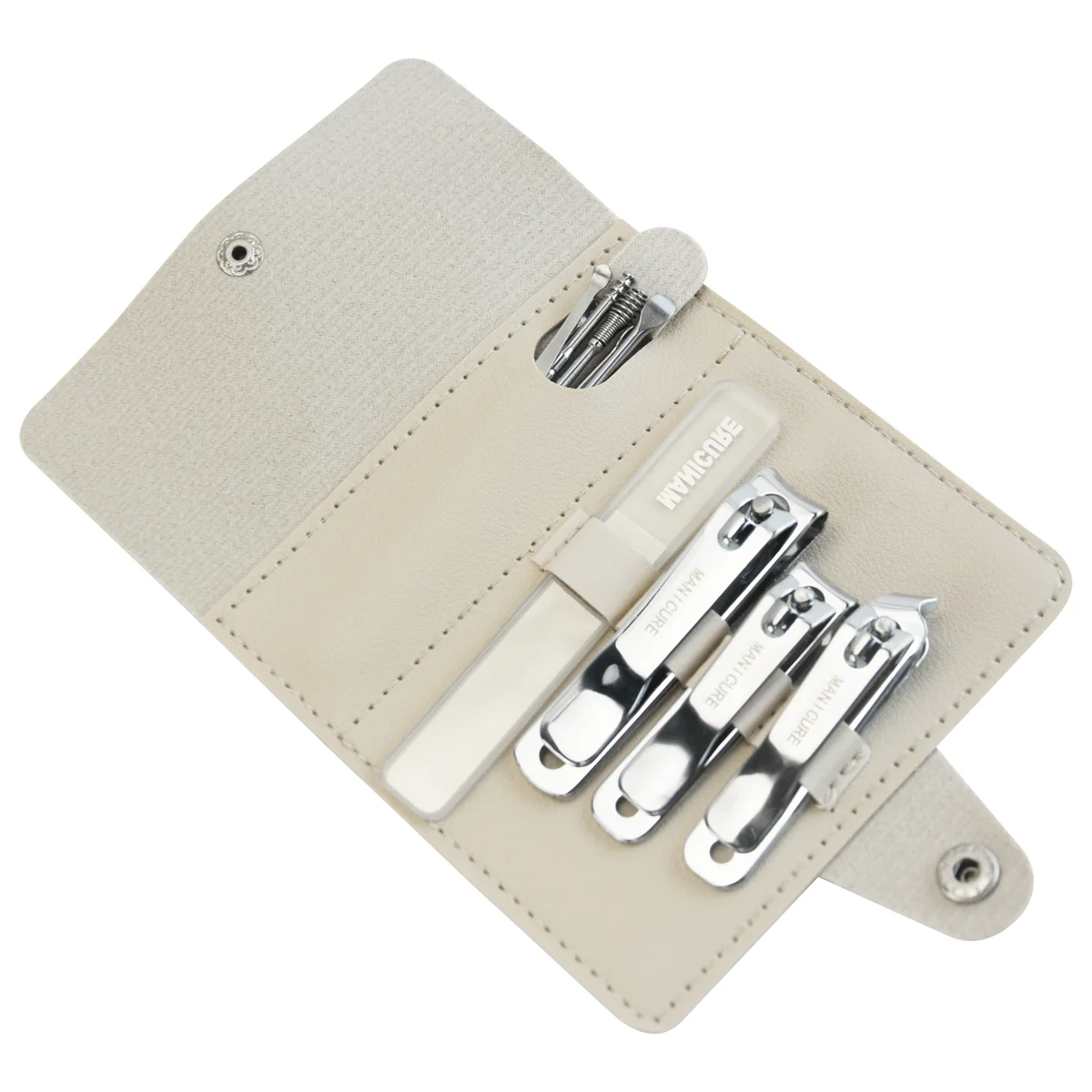 مجموعة 11 قطعة من ماكينة قص الأظافر المصنوعة من الفولاذ المقاوم للصدأ وقطع الأذن، مع ماكينة قص الأظافر ومجموعة إصلاح القدم #3