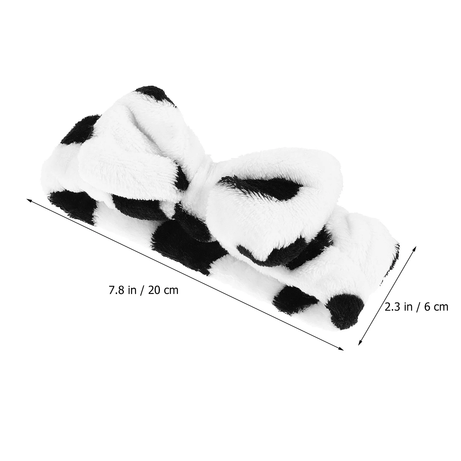 ที่คาดผมลายวัว 2 ชิ้น น่ารัก ลายการ์ตูน ยางยืด สำหรับสปา บำรุงผิวหน้า แต่งหน้า ล้างหน้า สำหรับผู้หญิง