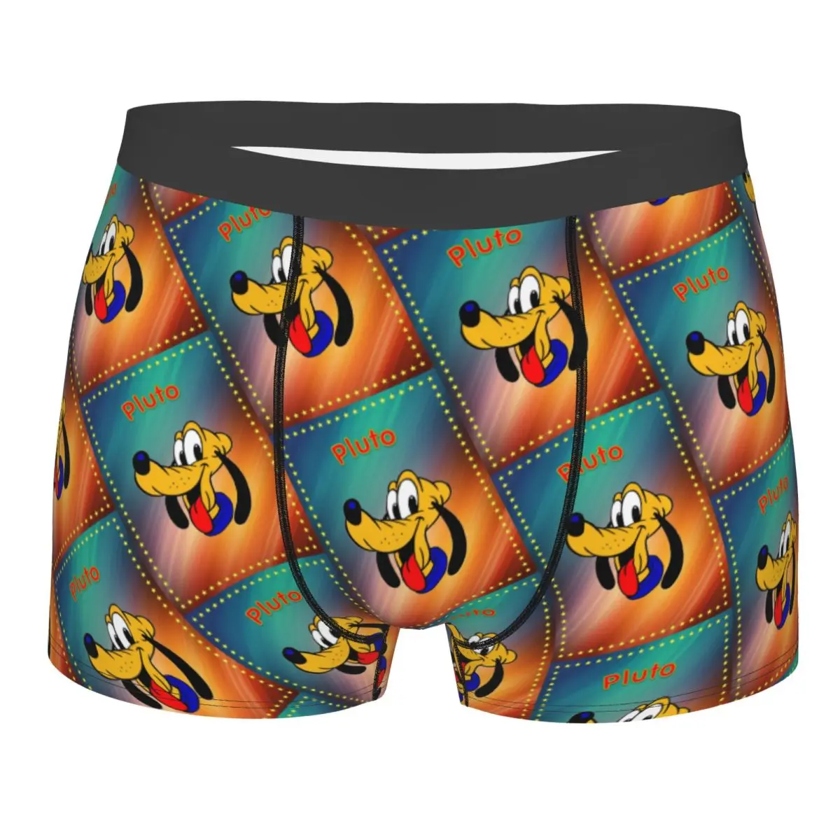 

Пользовательские боксеры с героями мультфильмов Плутона, мужские трусы, нижнее белье, модные трусы