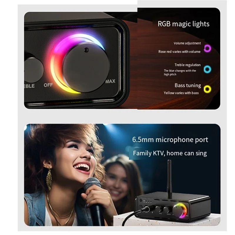 

LBER Bluetooth 5.3 Audio Receiver Transmitter For Home Stereo TV, Hifi Wireless Bluetooth Low Latency Audio Adapter