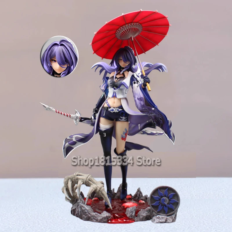 36cm Anime Acheron Figure GK Honkai: Star Rail Model Raiden Bosenmori Mei Action Figures Pvc Collection Statue Ornament Toy Gift