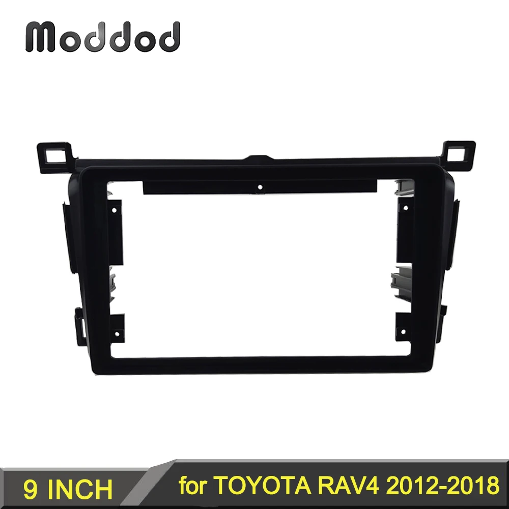 

Android Panel Fit For TOYOTA RAV4 2012-2018 9 INCH Car Radio Refitting Installation Frame Stereo Trim Bezel Dash Surround Kit