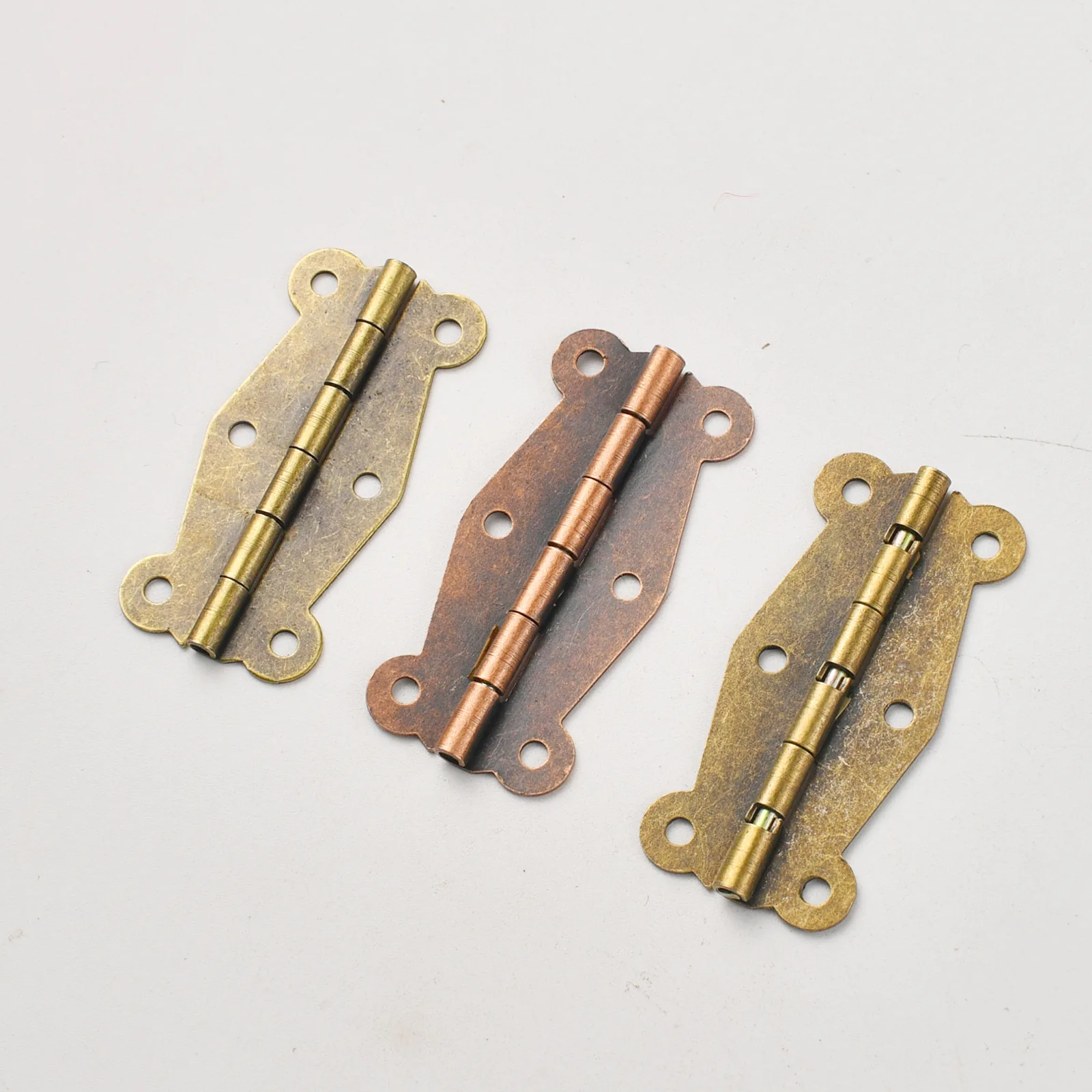 Antique lace long hinge wine box small hinge hardware jewelry accessories wooden box hinge 90 degrees 180 degrees