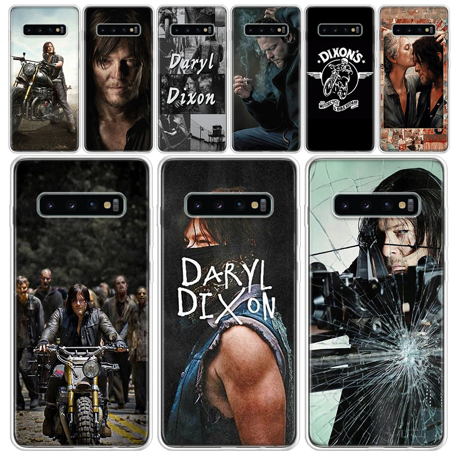 The Walking Dead Daryl Dixon Soft Phone Case for Samsung Galaxy S24 S23 S22 S21 Ultra S20 FE S10 Plus S10E S9 S8 + Fundas Cover