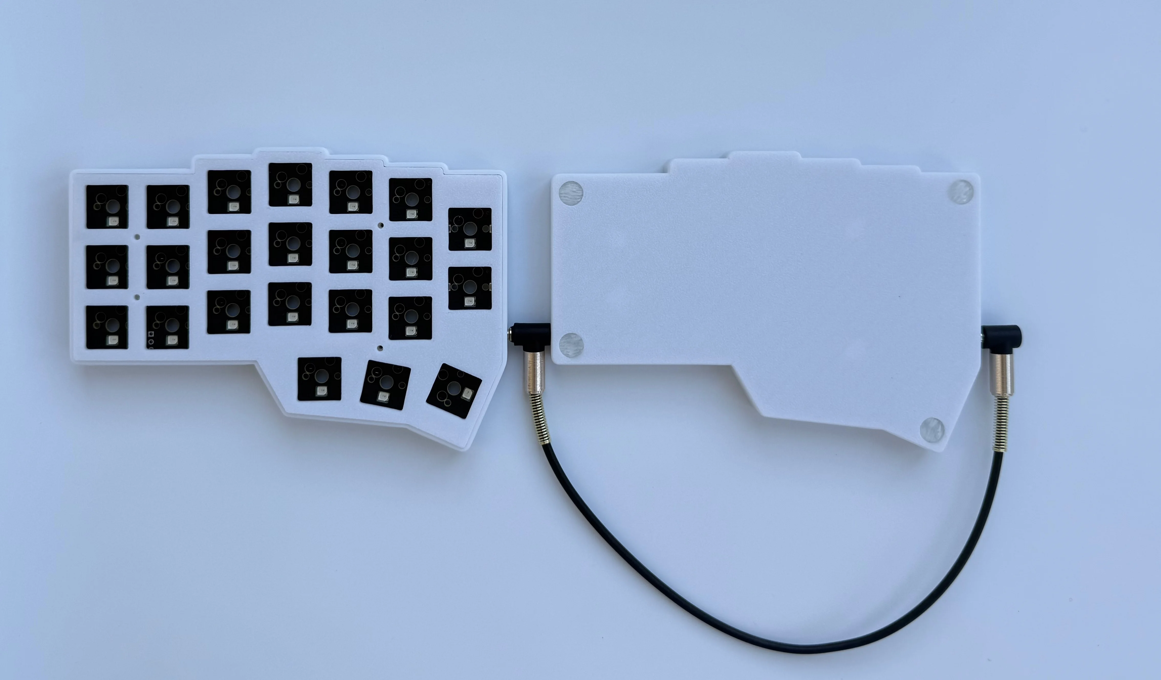 Corne crkbd v4.1 teclado dividido com fio rgb hot swap suporte personalizado qmk/voie corne v4.1 kit de teclado dividido para acessórios de pc presentes