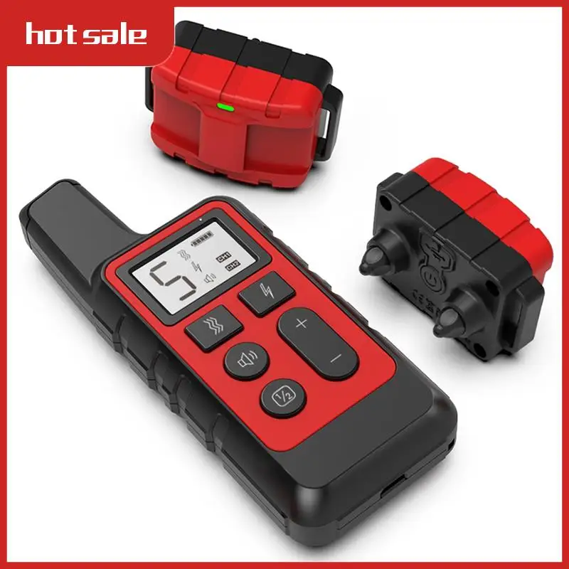 

A21I-1 PCS Electric Dog Training Collars Waterproof For Small Big Dog Trainings Collars Remote Control 500 Yards Pet Products (B