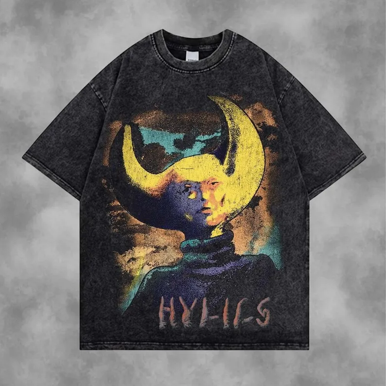 Vintage Washed Aesthetic Game Grafik-T-Shirt Oversized Y2k Damen Herren Streetwear Lässige Lockere Baumwolle Unisex Kleidung