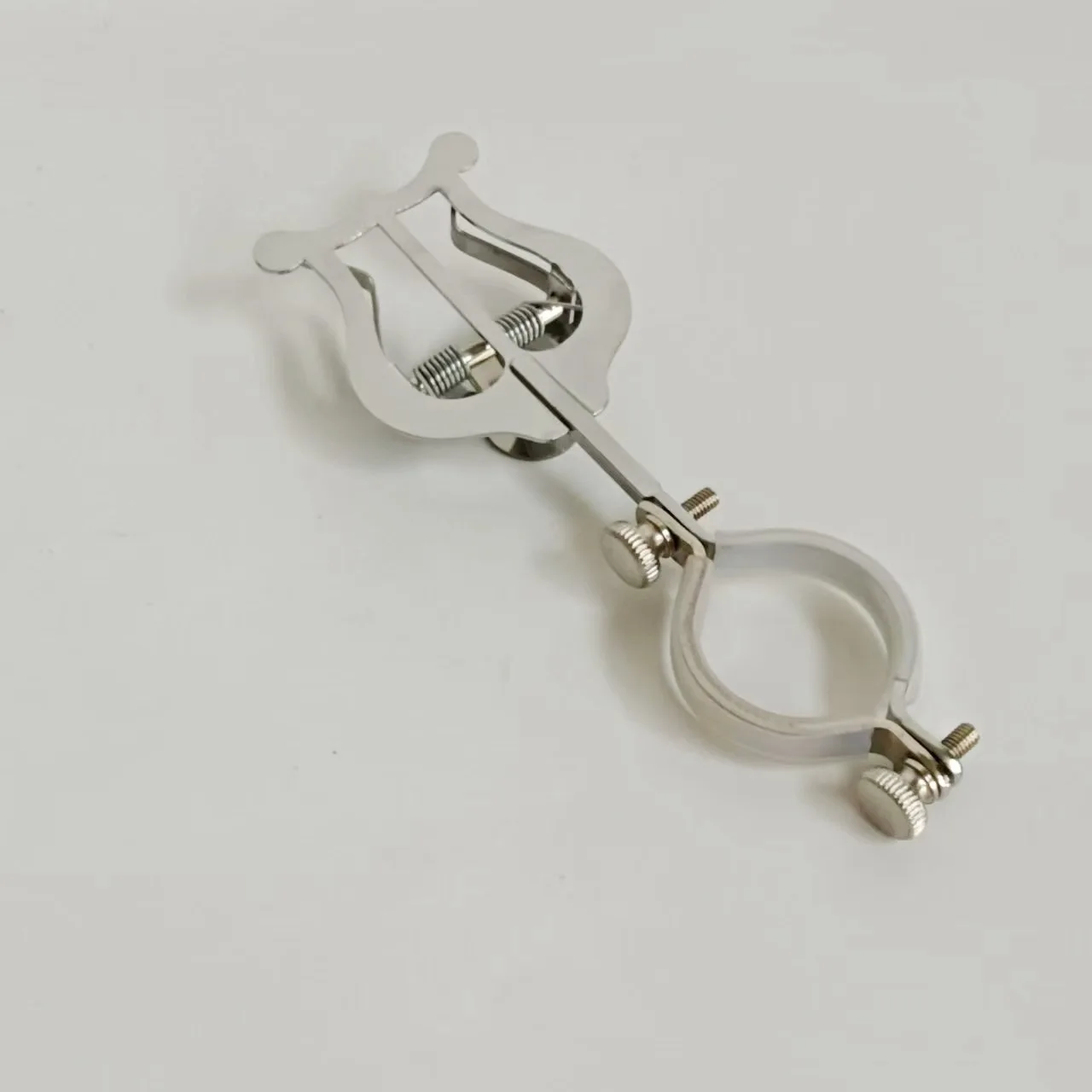 Clamp On Sheet Music Stand Lyre Style for Clarinet Oboe Trumpet with Secure Attachment for Concert and Marching Use