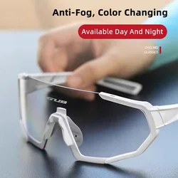 GUB Cycling Glasses Men Women Photochromic Anti-fog Bicycle Sunglasses MTB Road Bike UV400 Outdoor Sports Eyewear