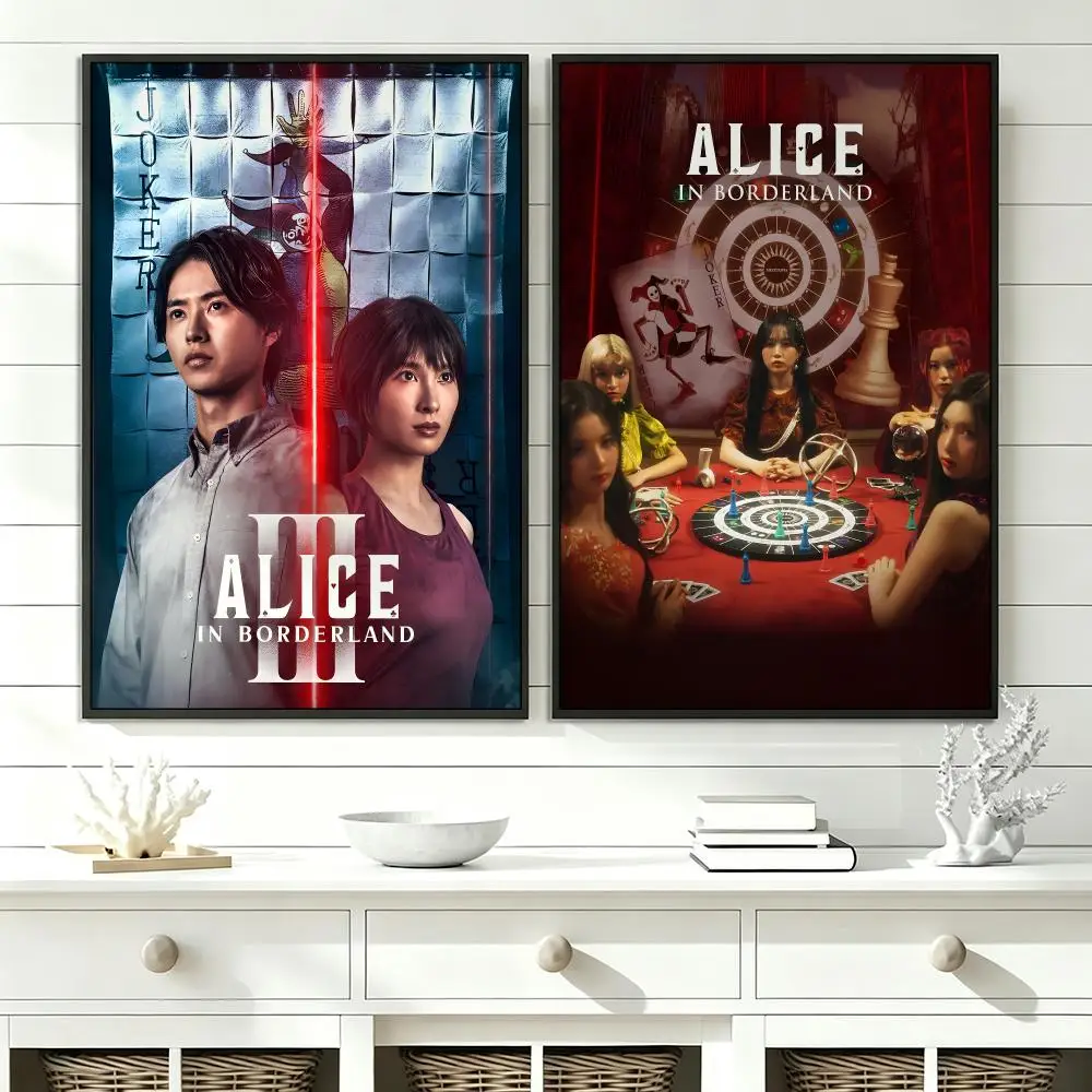 series Alice in Borderland Poster Poster HD Trendy SelfAdhesive Wall Art Print For Living Room Bedroom Dorm Office Home Gift