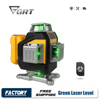 16 Lines 4D Laser Level Green Line Self-Leveling Horizontal And Vertical Super Powerful Green Beam Laser Level Construction Tool