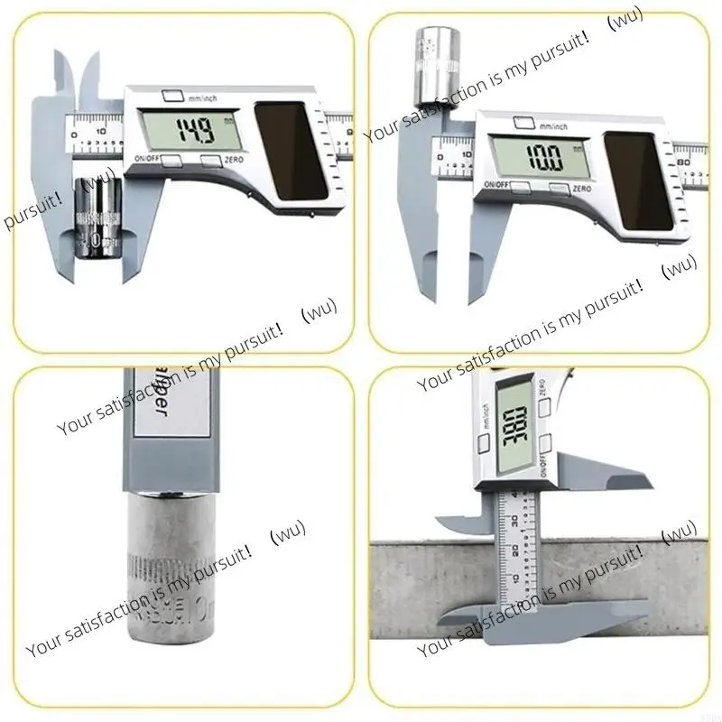 

Электронный штангенциркуль, солнечный цифровой микрометр 6 дюймов/150 мм, глубиномер