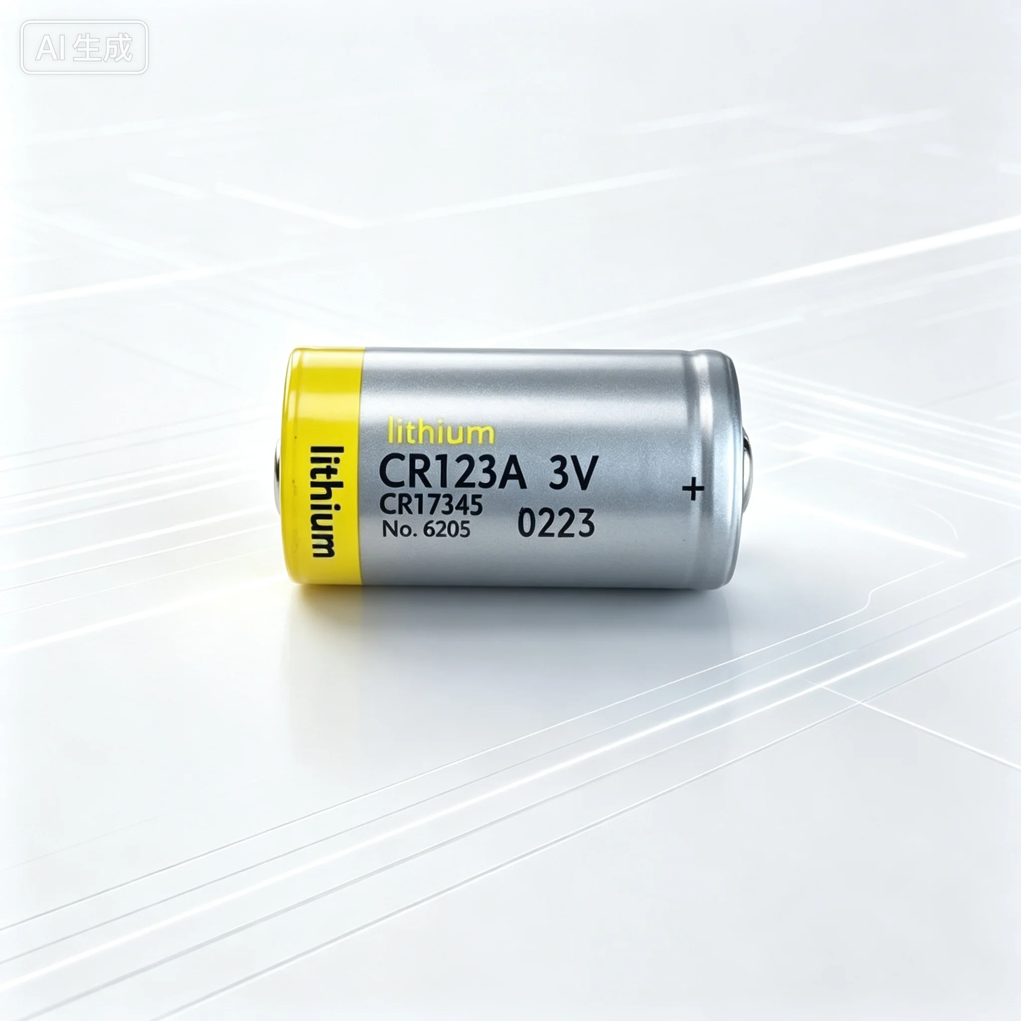 for CR123A 3V Lithium Battery for Camera