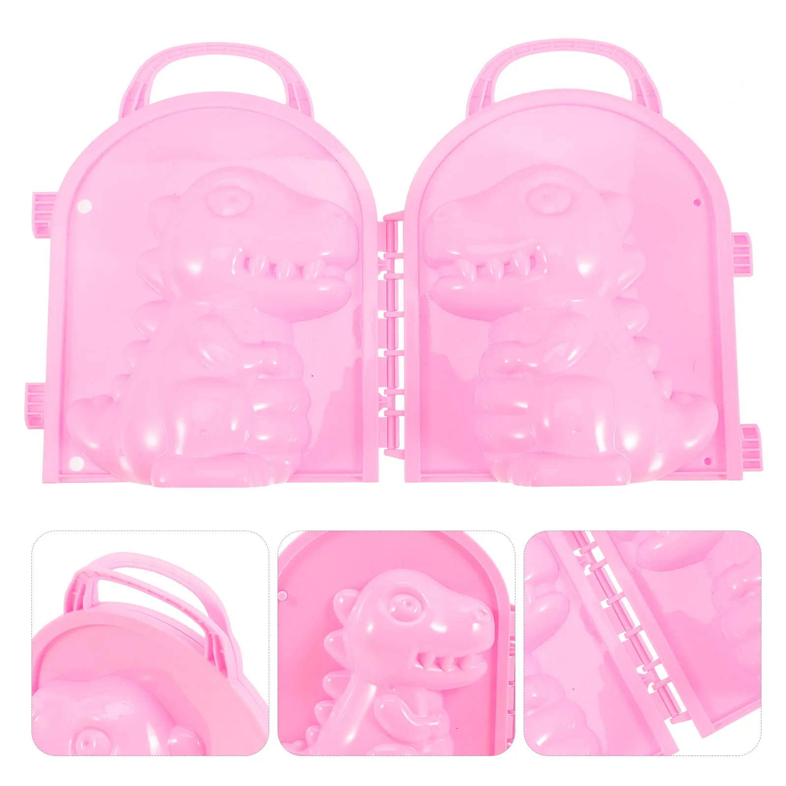 

Формочка для снега «Мультяшный динозавр» из высококачественного пластика, инструмент для игр на улице зимой, детский формовщик снежных фигур