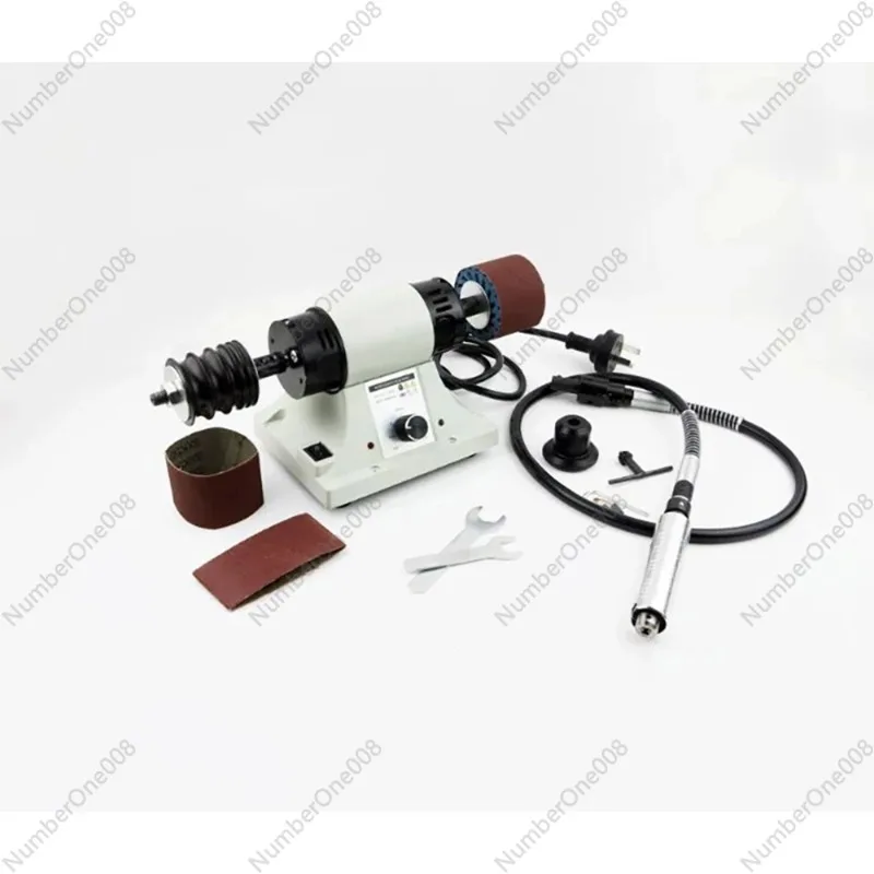 

220V/110V Leather Polishing Burnishing Machine Leather Edge Grinding Machine Kit 0-8000RPM with Flexible Shaft Handle