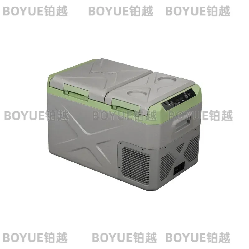 Portable Car Refrigerator Mini Compressor Cooling Freezer Dual Zone Control Compact Electric Fridge for Vehicle Truck Home