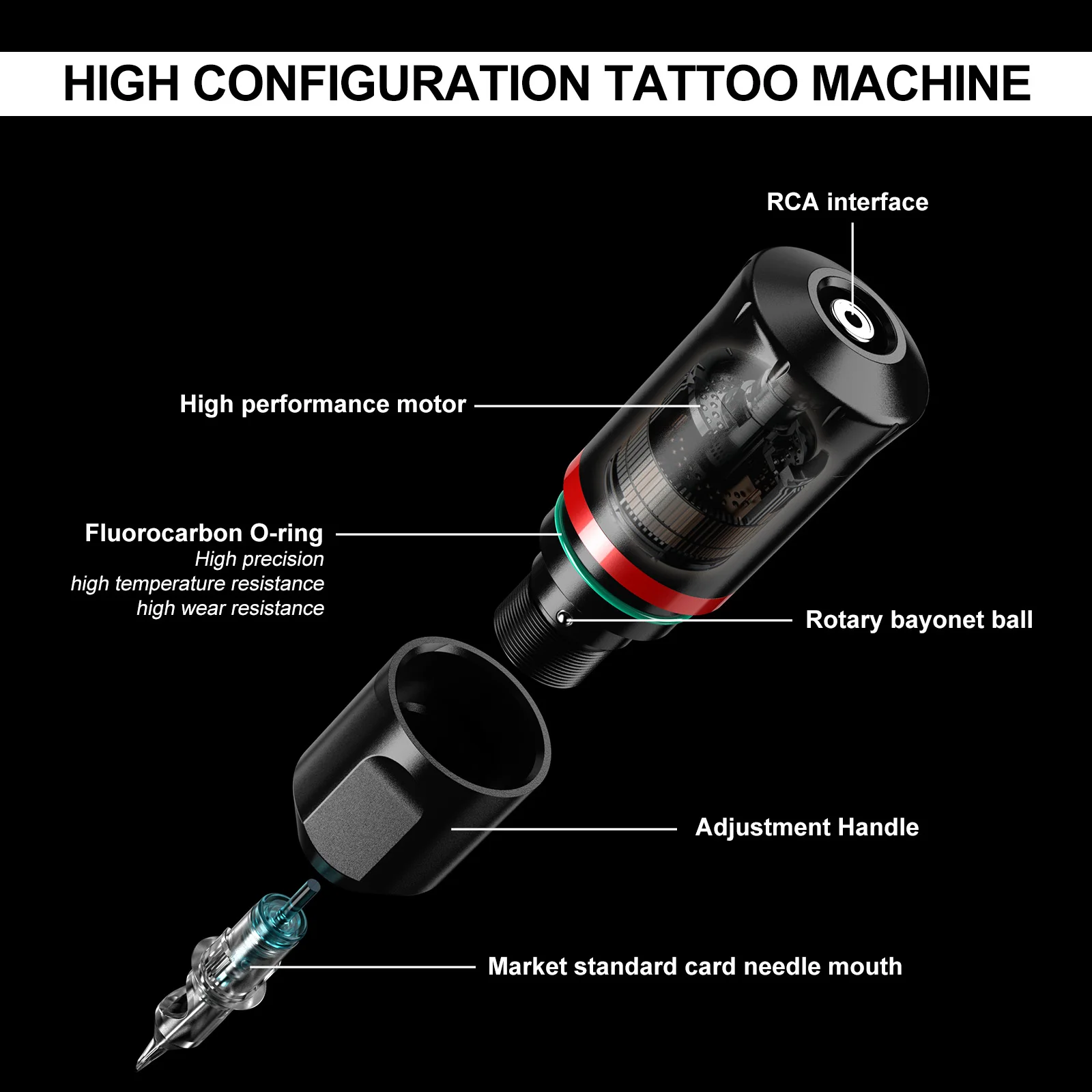 Higher Quality Cordless Tattoo Pen Set Single Battery High Capacity For Tattoo Artist For long Time Liner and Shader