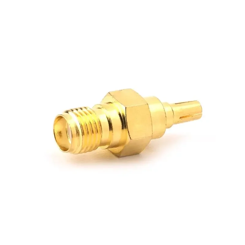 ESCAM CRC9 Plugue Macho para SMA Fêmea Jack RF Conector Adaptador Conversor Coaxial Reto